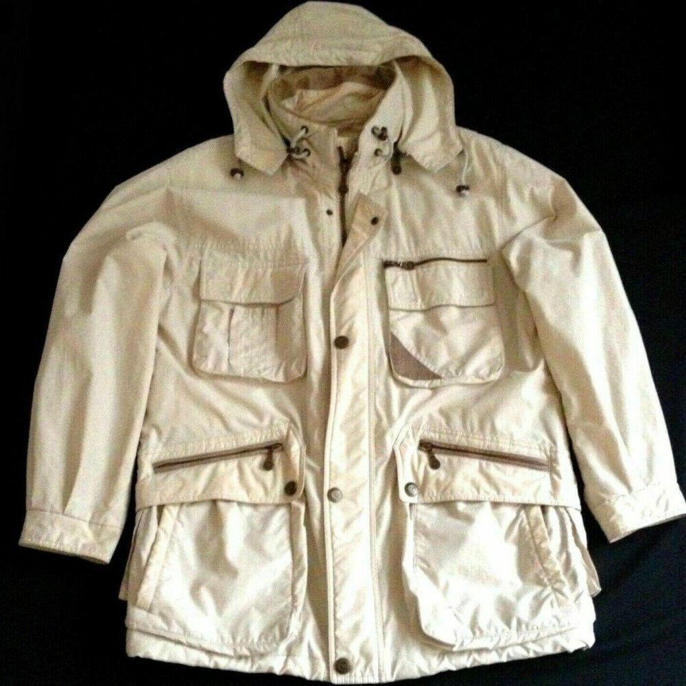 Jacket Large Men Camel Lined Size EU 50 75% Cot x 25% Poly VGC